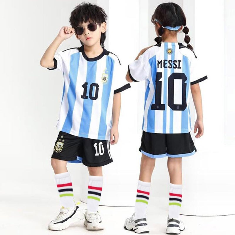 Skydume Snadulor 6-7 Years Old Kids Girls Boys Cotton Over Knee High Soccer Sports Team Socks,4 Pairs - Image 5